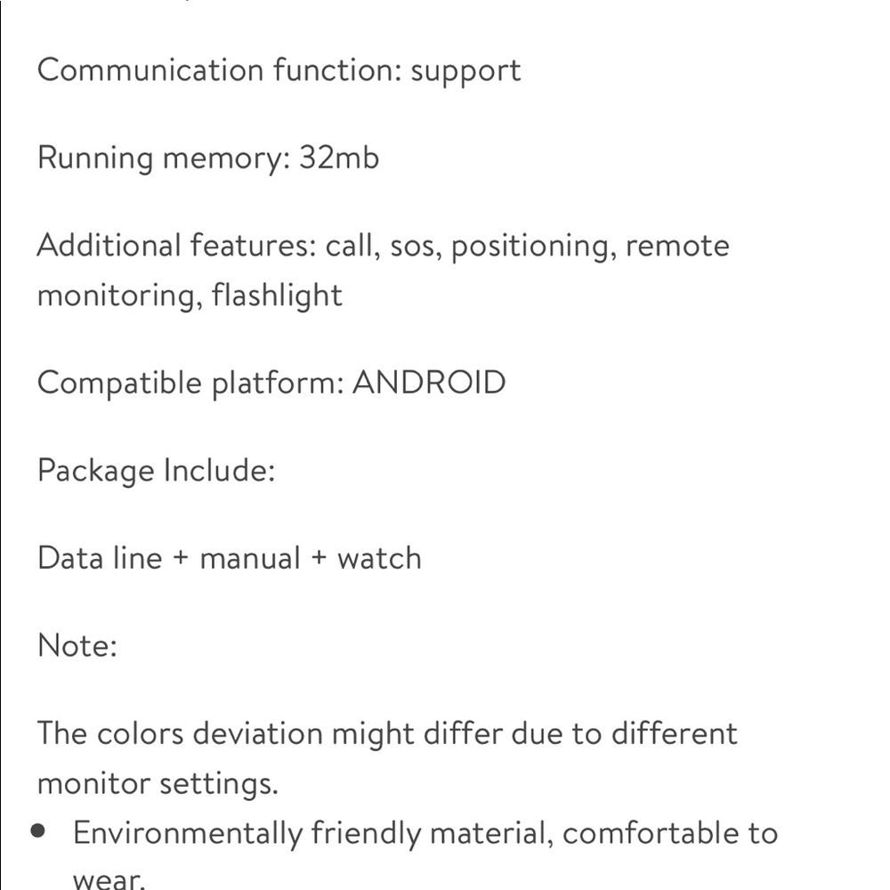 Kids Smart Watch Waterproof GPS Tracker - Picture 9 of 11